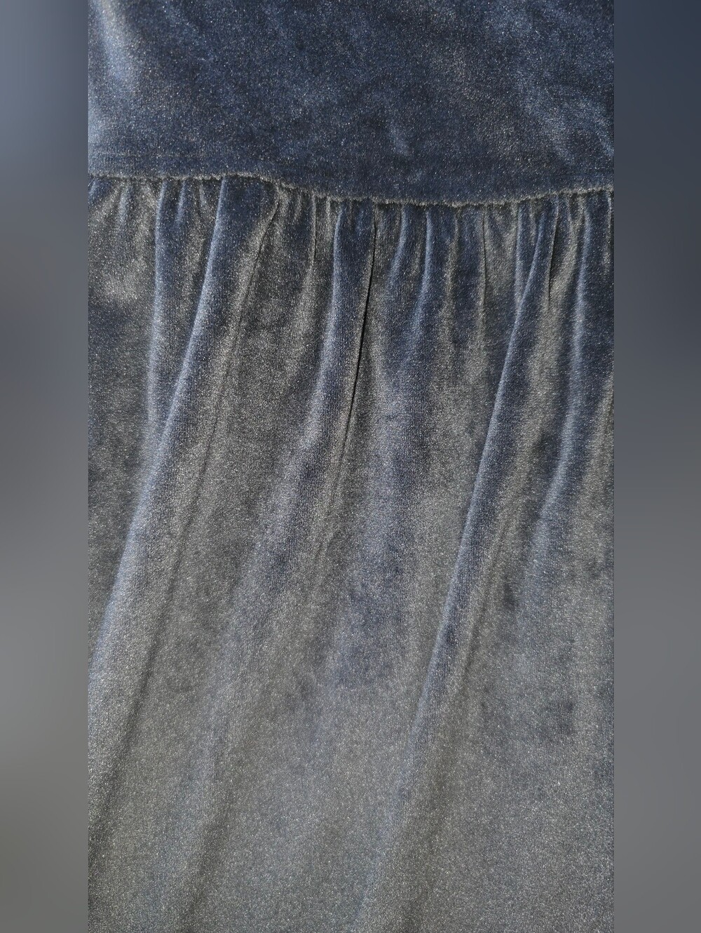 American Eagle black velvet wide leg jumpsuit Size Medium - Picture 12 of 12